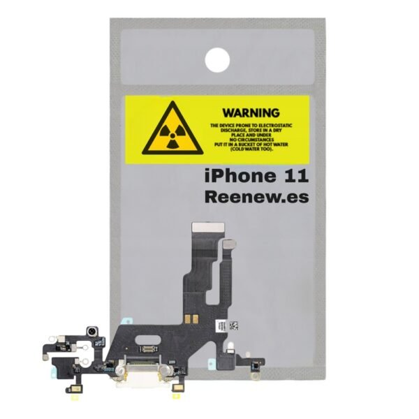 Conector de Carga Blanco iPhone 11 Original Reacon