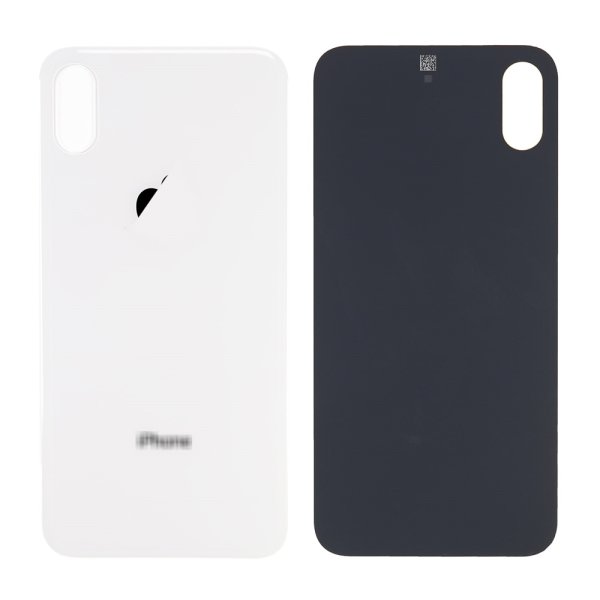 Tapa Trasera Plata iPhone XS