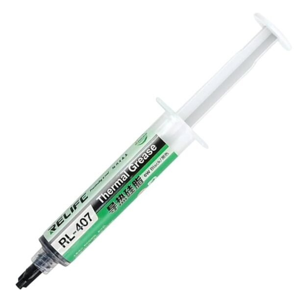 Grasa termica relife RL-407 color negro