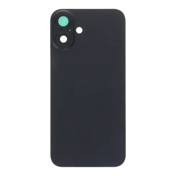 Tapa trasera negra iPhone 16 Plus