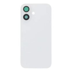 Tapa trasera blanca iPhone 16